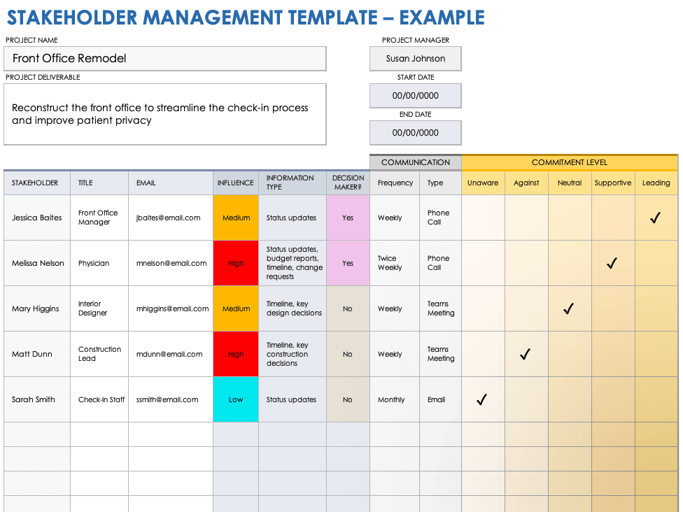 Engagement Tracker Sheets